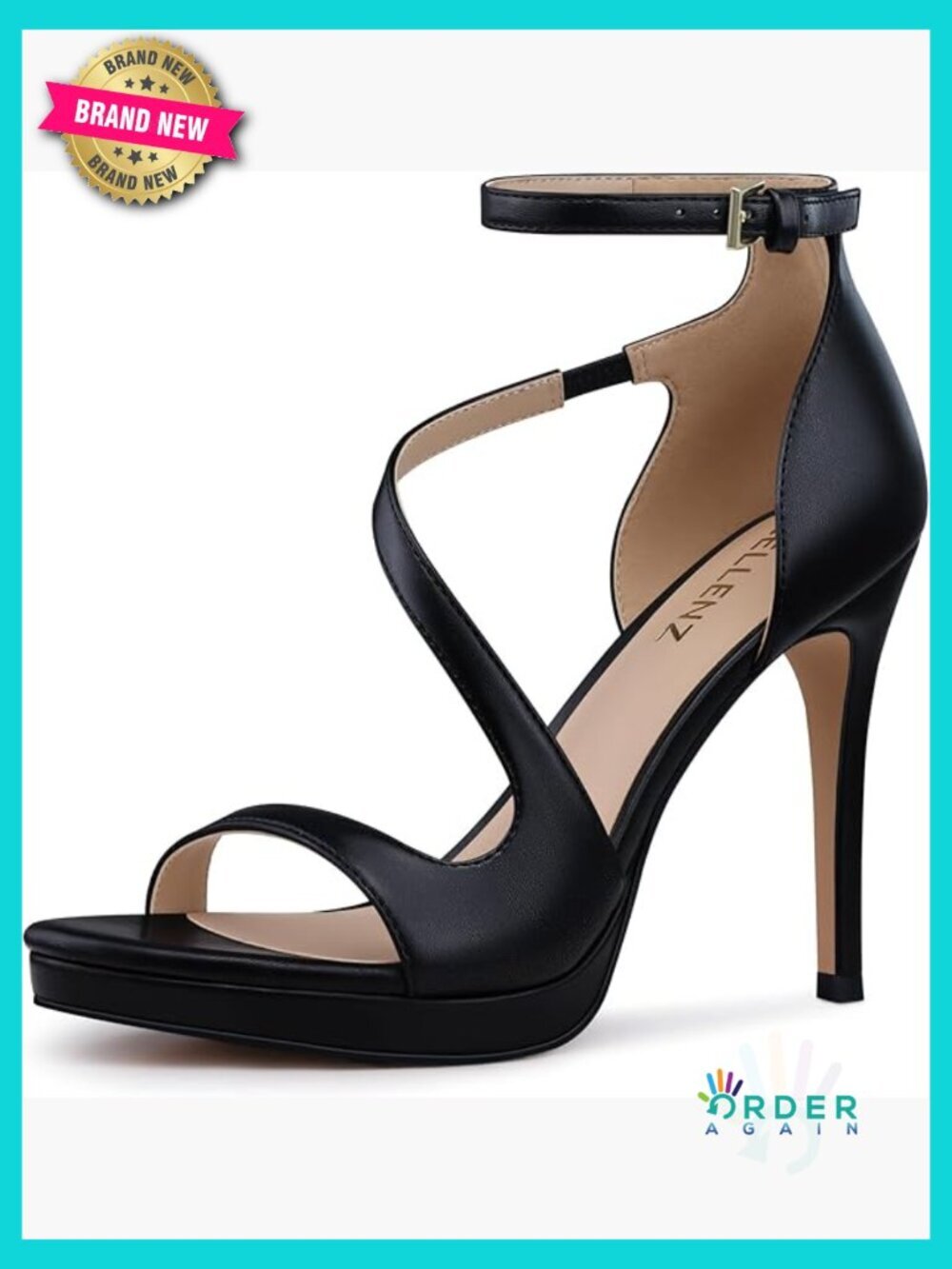 Stiletto Peep Toe Platform Heels Dressy Party Wedding Strappy Sandals